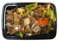 Pepper Steak with Onions To Go at New Asian Bistro, Hometown, PA 18252.
