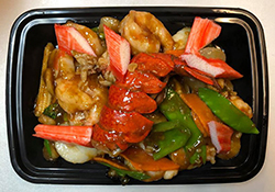 Sacha Seafood Takeout at New Asian Bistro, Hometown, PA.
